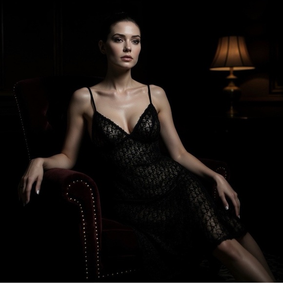 Dior John Galliano Y2K Archive Black Trotter Monogram Logo Illusion Dress - Picture 9 of 14